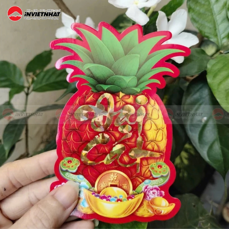 tem decal dan trai cay tet chu thu phap 4