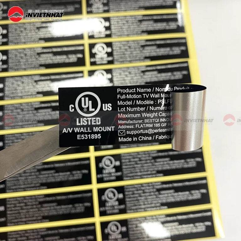 99+ Mẫu In Tem Dán Hộp Chất Liệu Chống Xước Bám Dính Tốt