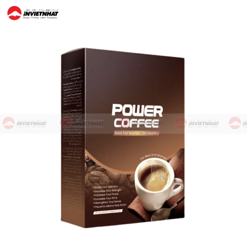 hop ca phe giay Kraft