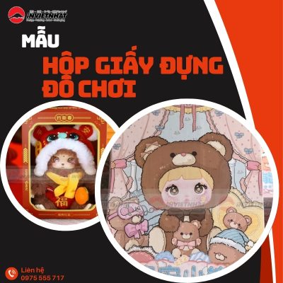 hộp giấy đựng đồ chơi