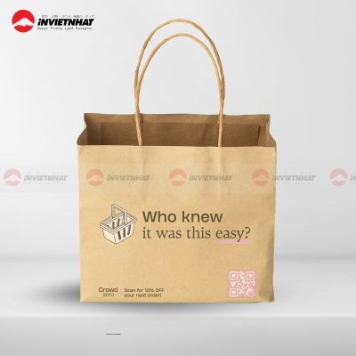 túi giấy kraft vuông