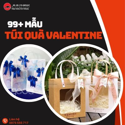 túi quà valentine