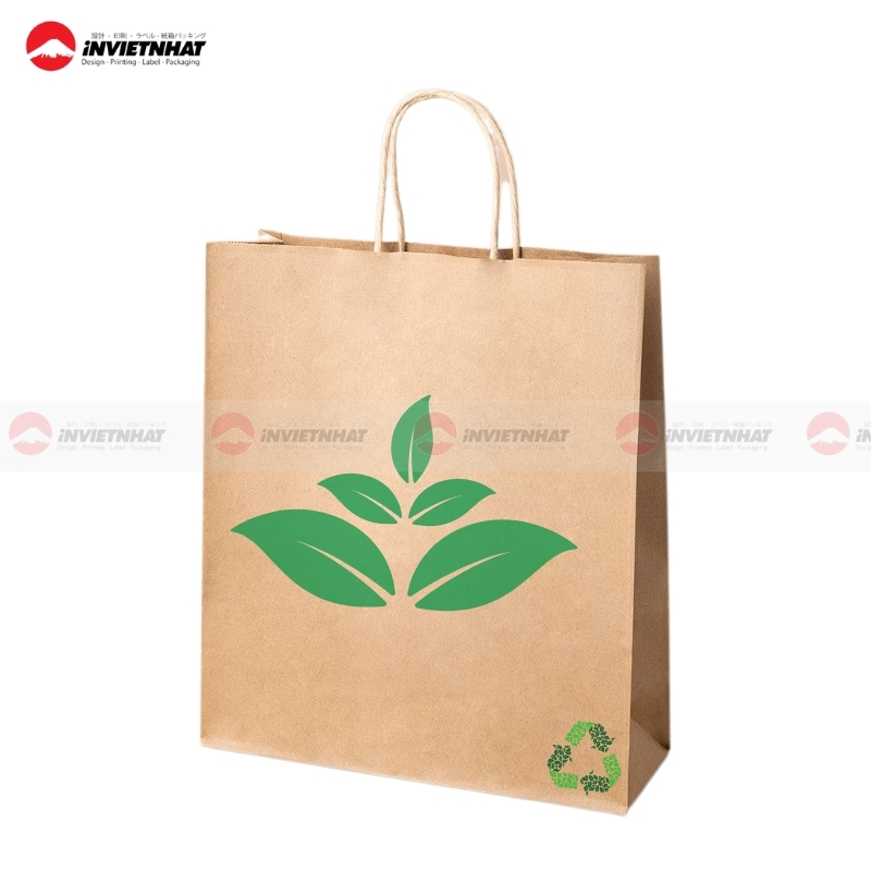 In túi giấy tái chế tại xưởng in túi tái chế GIÁ RẺ nhất HCM 18 In tui giay sinh thai