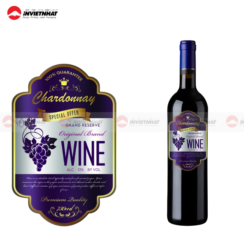 Nhan ruou phong cach Chau Au