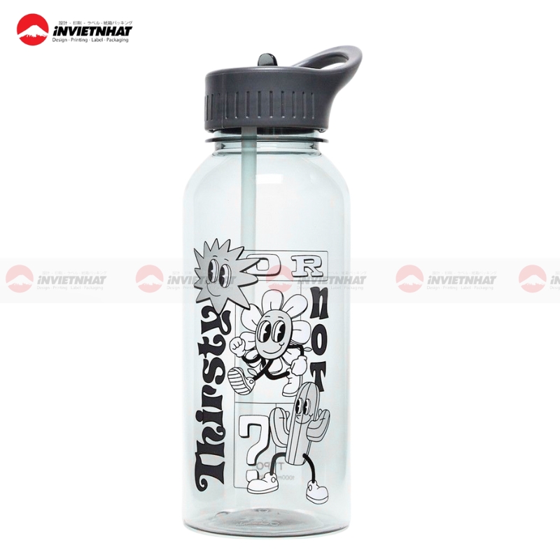 Tem trong suot dan chai nhua