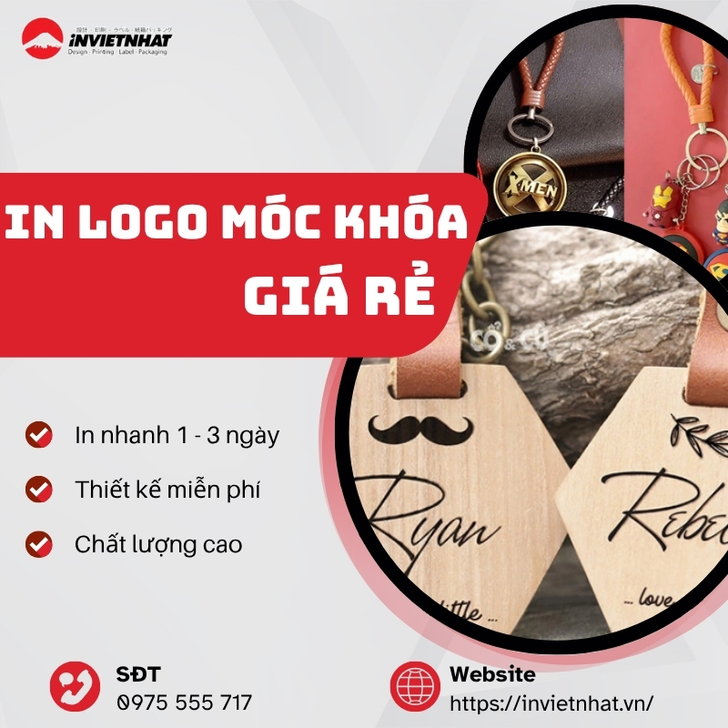 Thumb in logo móc khóa giá rẻ