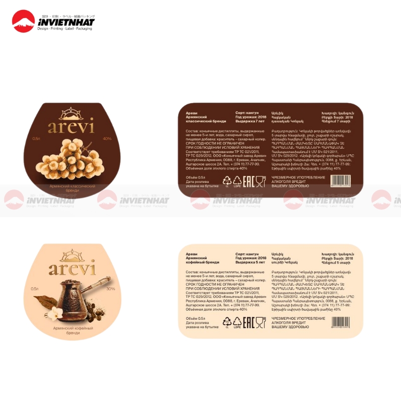 combo tem nhan dan bao bi do an