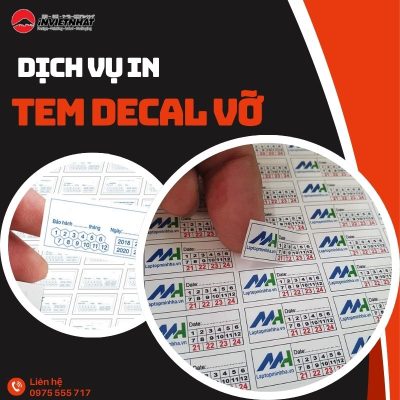dịch vụ in tem decal vỡ