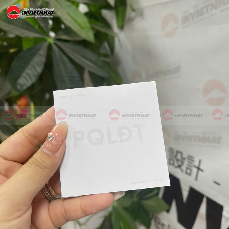 In giấy note giấy ghi chú có keo dán CHẤT LƯỢNG theo yêu cầu 8 giay note dan gay