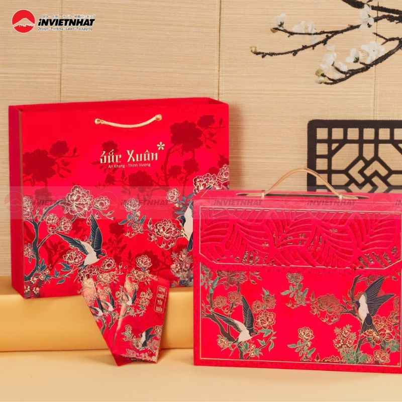 hop giay dung qua tet hoa tiet duc lo mau do