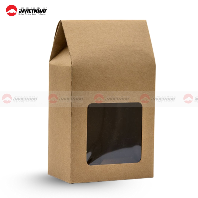 hop giay kraft cua so mica