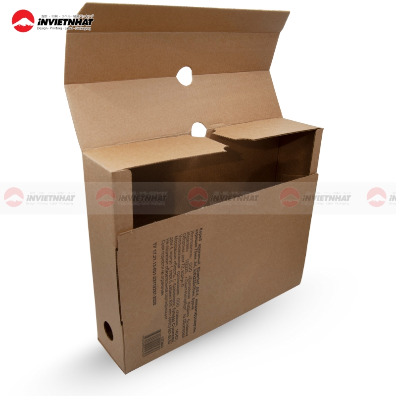 hop giay kraft khoa gai