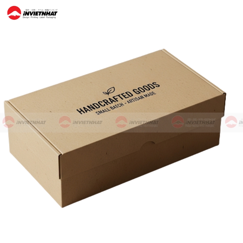 35+ Mẫu in hộp giấy kraft GIÁ RẺ, đa dạng thiết kế 2025 33 hop giay kraft nap gap