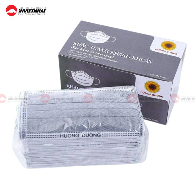 In hộp đựng khẩu trang y tế giá rẻ tại TPHCM 12 hộp khẩu trang y tế 3