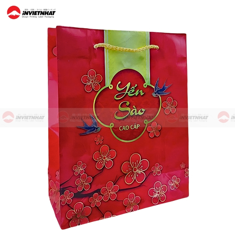 Mẫu túi giấy cao cấp đựng yến sào