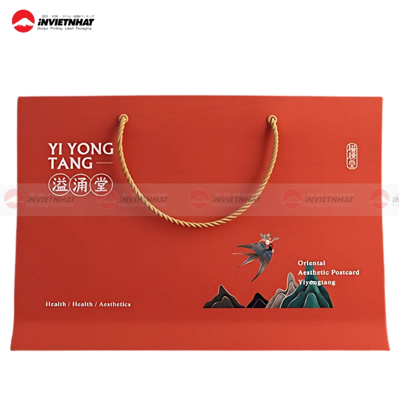 Mẫu túi giấy đựng yến sào chất lượng cao