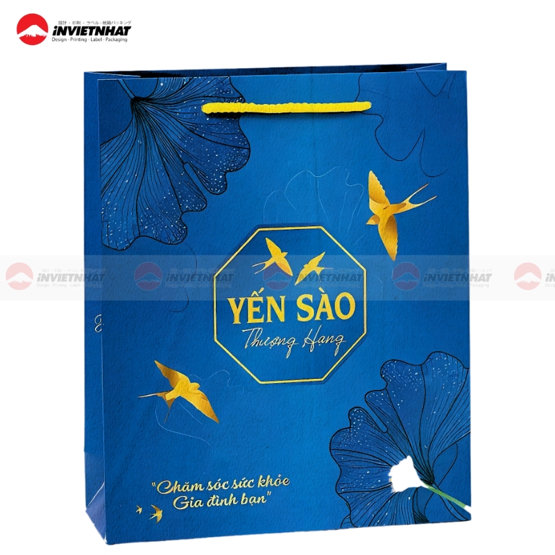 Mẫu túi giấy đựng yến sào hiện đại