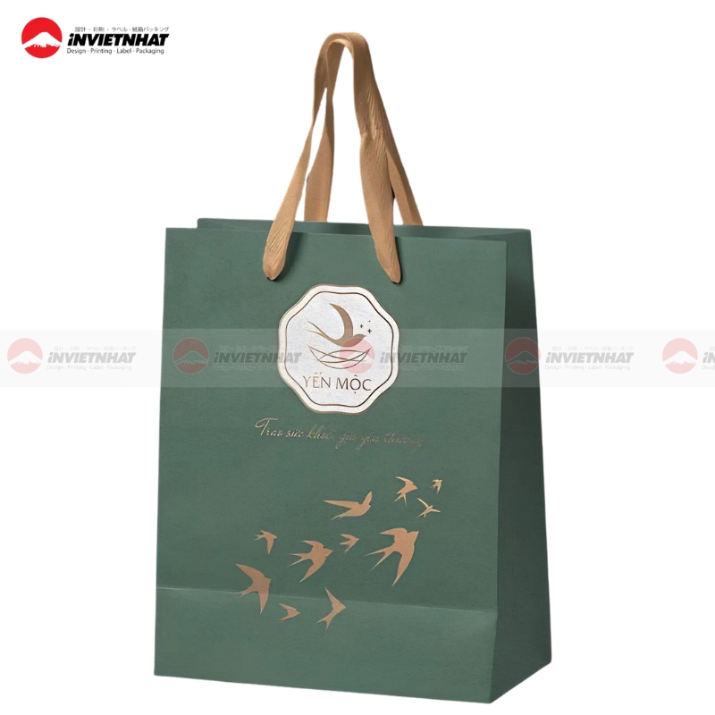 Mẫu túi giấy đựng yến sào sáng tạo