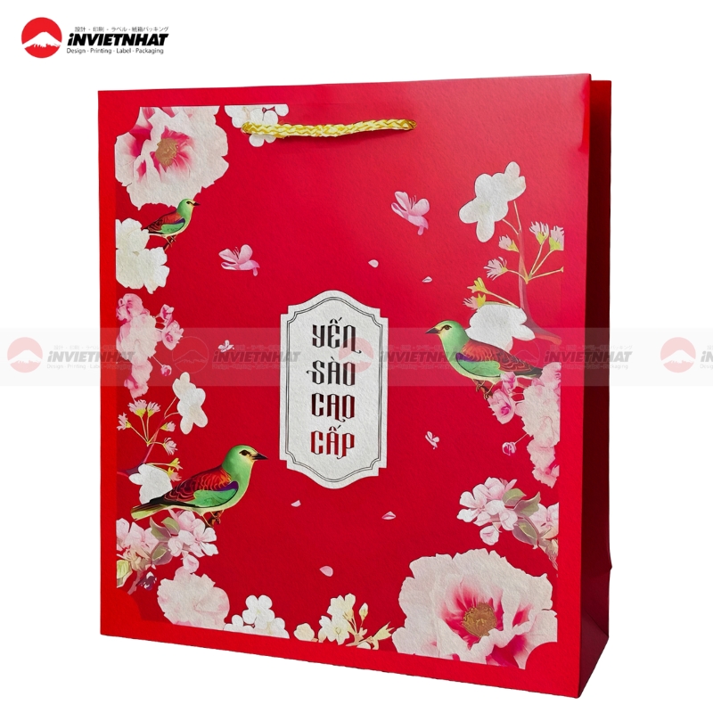 In túi giấy đựng yến sào số lượng lớn