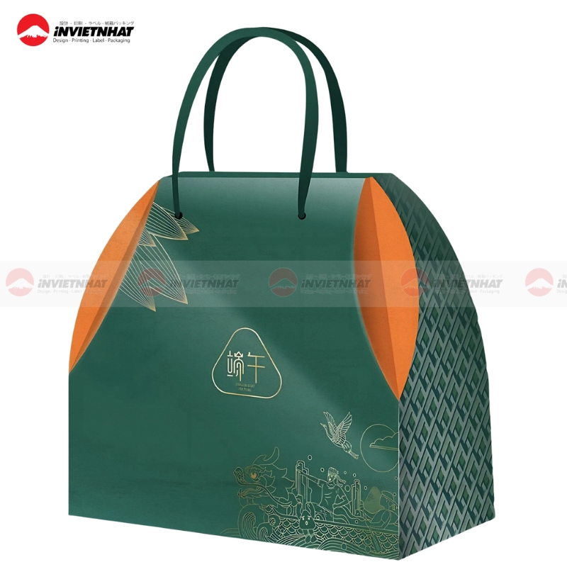 Thiết kế in túi giấy đựng yến sào đẹp