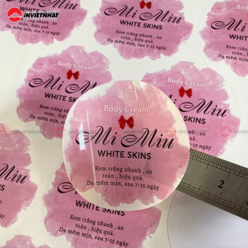 In decal sữa GIÁ RẺ TPHCM- Bảng báo giá 2026 9 mẫu decal dán hộp quà sang trọng