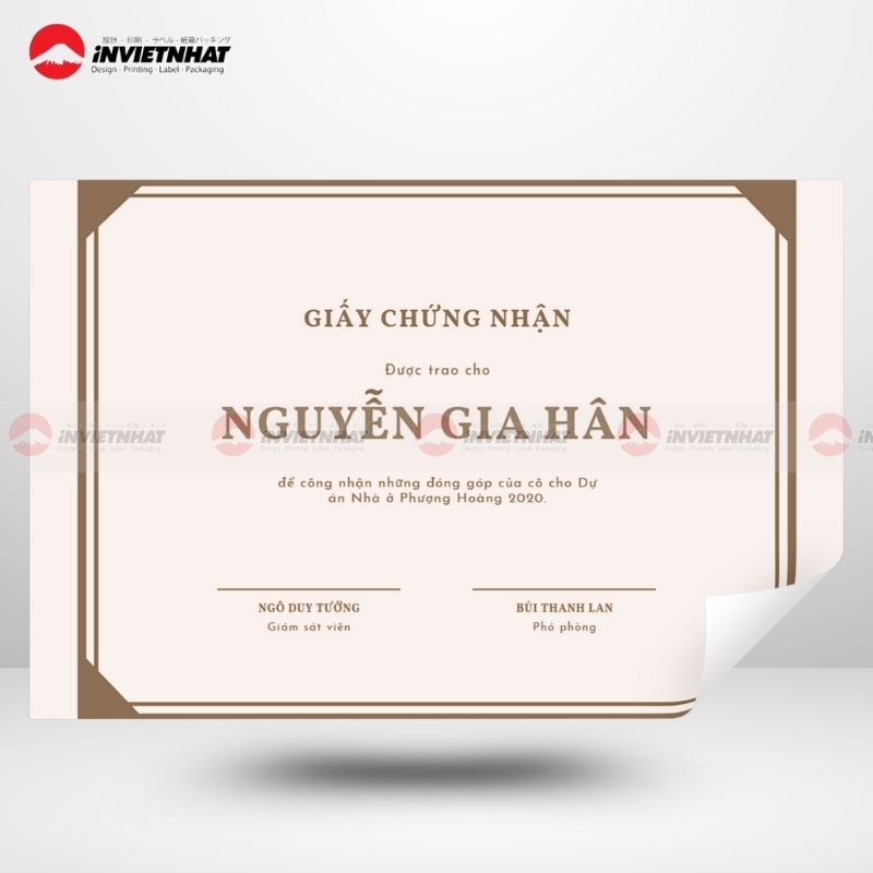 mẫu giấy khen miễn phí