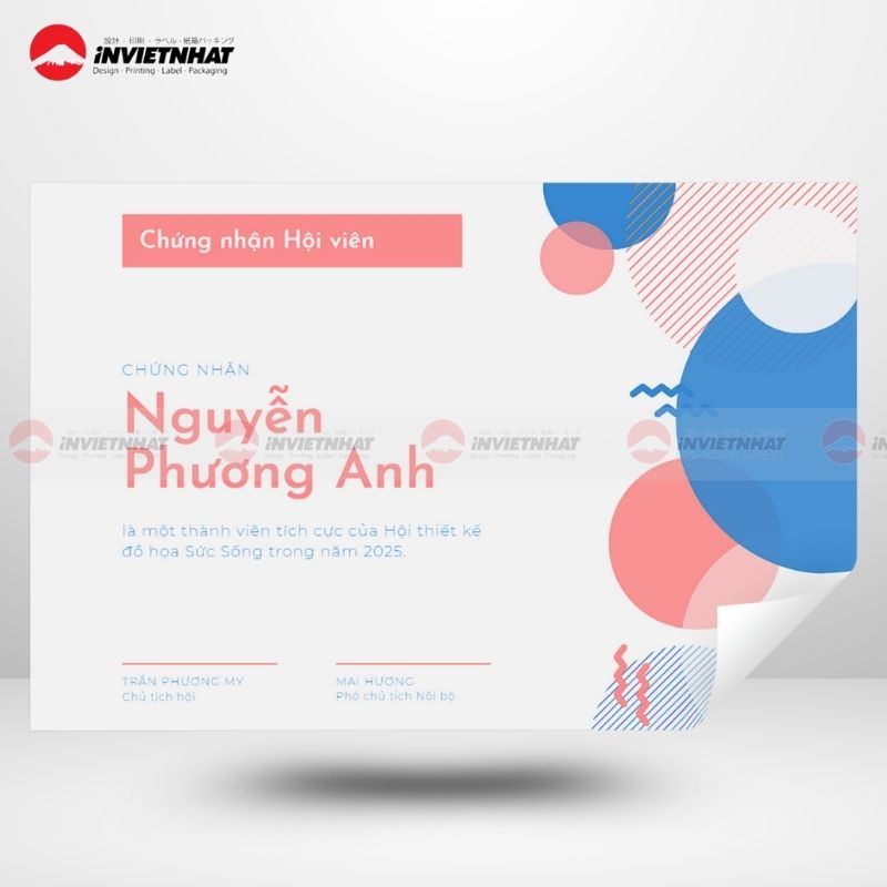 mẫu giấy khen sinh viên