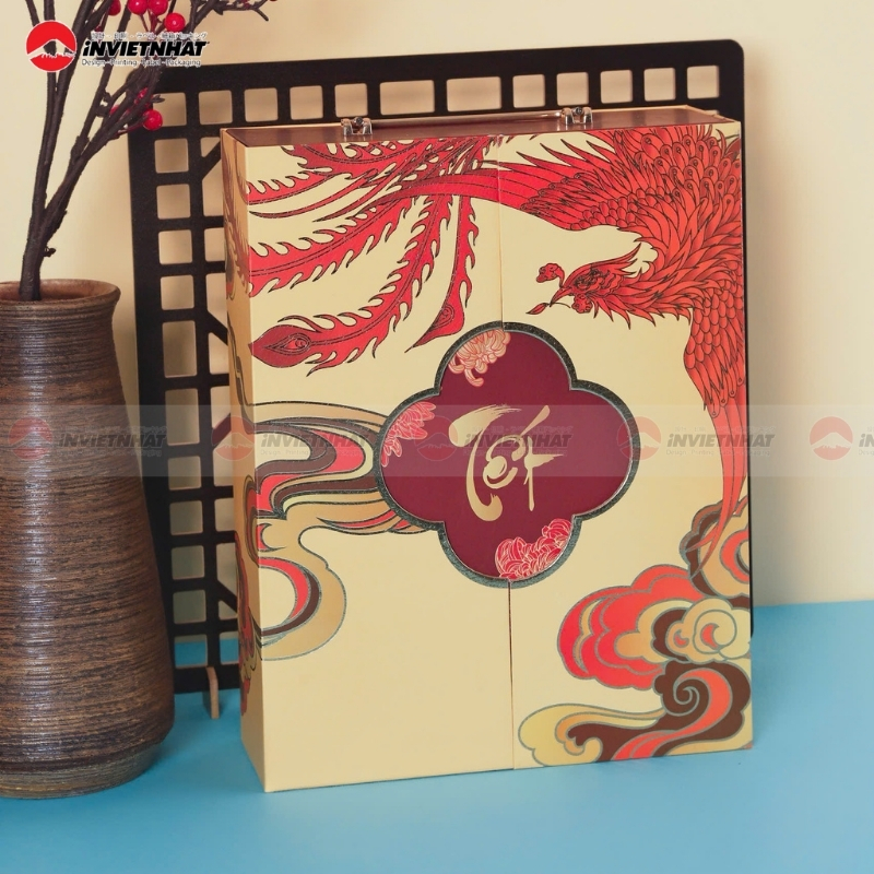 mau hop giay canh buom dung qua Tet