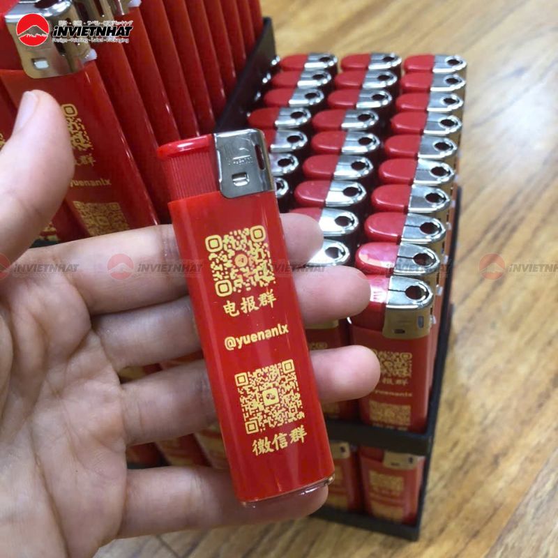 In Hộp Quẹt 12 mẫu hộp quẹt đỏ in logo in tại In Việt Nhật