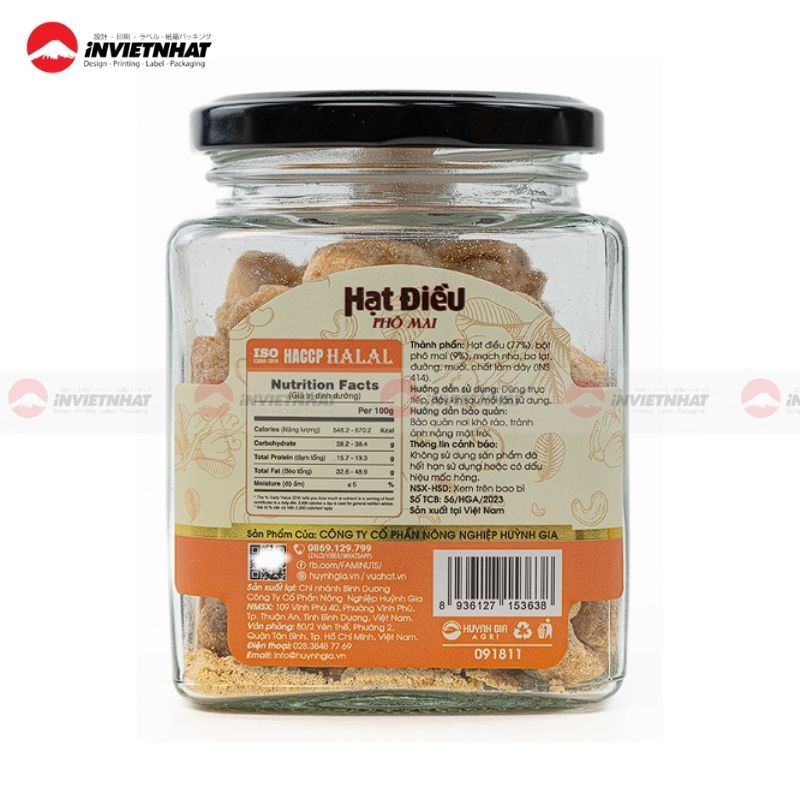 mau tem phu hat dieu xuat khau