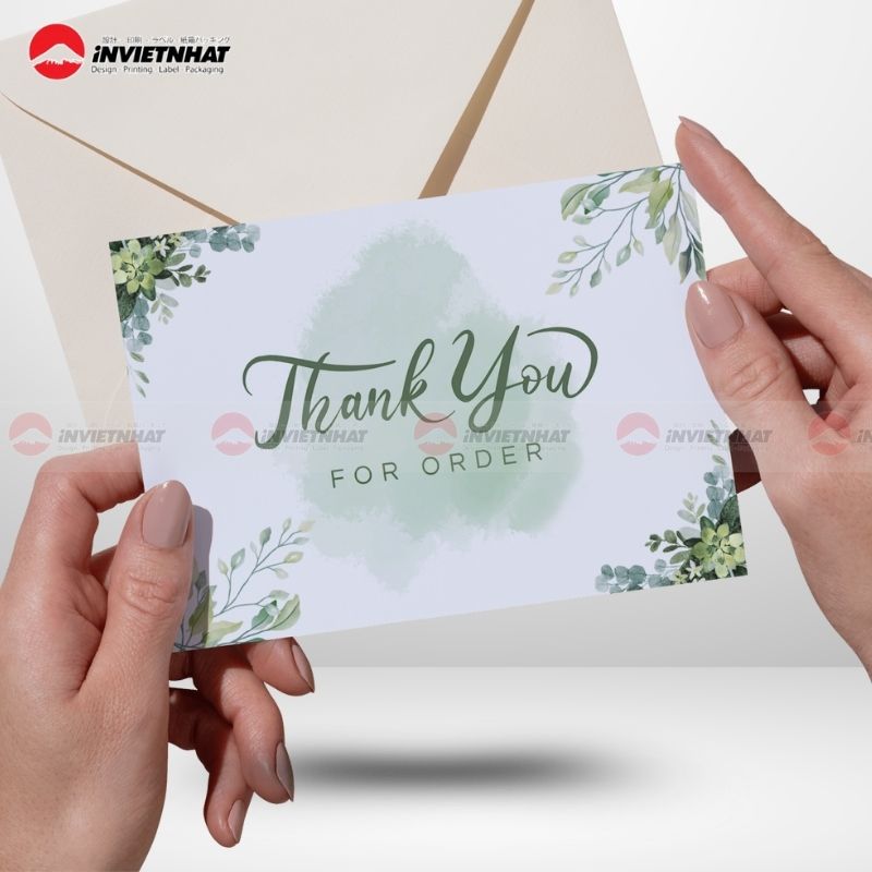 In thiệp cảm ơn khách hàng theo yêu cầu GIÁ RẺ chất lượng 8 mẫu thiệp cảm ơn khách hàng