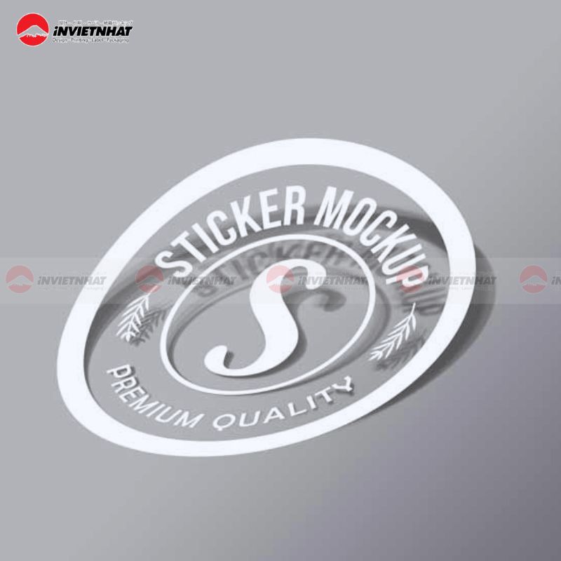 tem decal nhua trong lot trang