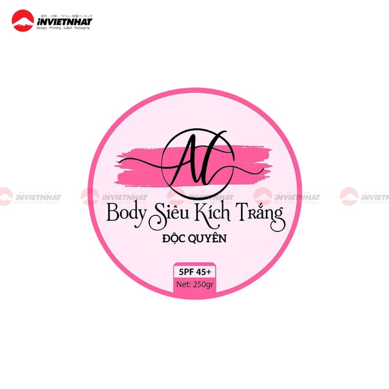 Mẫu In Tem Kem Body Theo Yêu Cầu Đẹp Nổi Bật 20 tem kem body 2