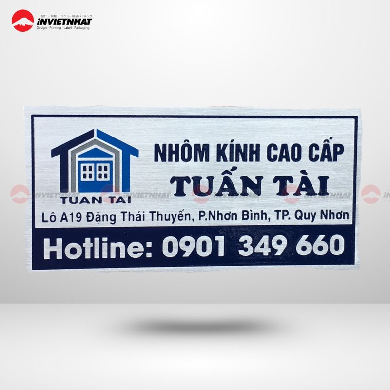 35+ Mẫu Tem Nhôm Cao Cấp Bền Bì Chống Gỉ Sét Đẹp Mắt 48 tem nhôm kính