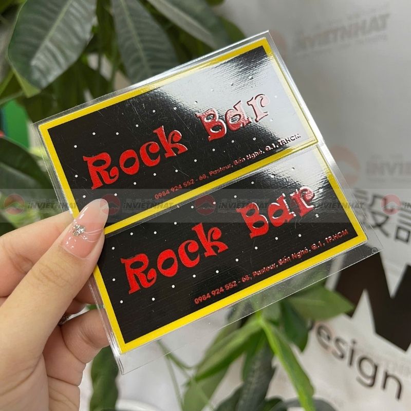 tem nổi Rock Bar in 4 màu