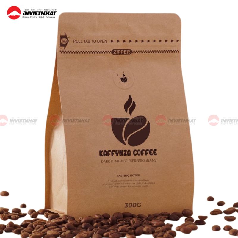 túi giấy đựng cafe 2