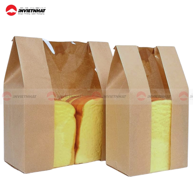 In túi giấy thực phẩm đựng thức ăn GIÁ RẺ chất lượng 25 tui giay dung do an kho