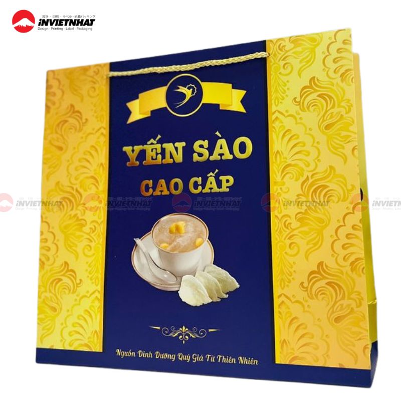 túi giấy đựng yến sào 1