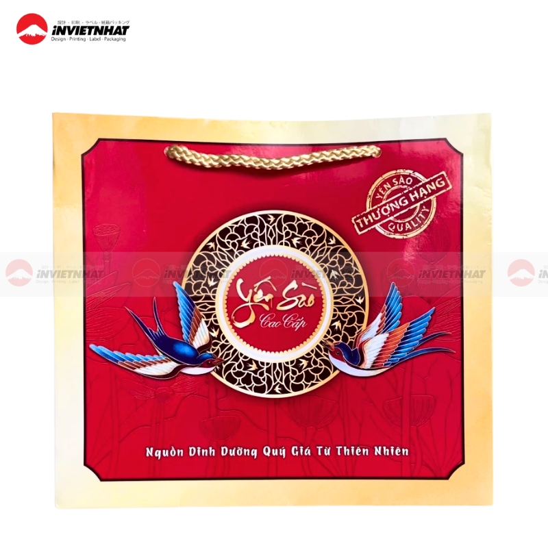 15+ Mẫu in túi giấy đựng yến sào CAO CẤP, thiết kế chi tiết theo yêu cầu 25 tui giay dung yen sao cong ty