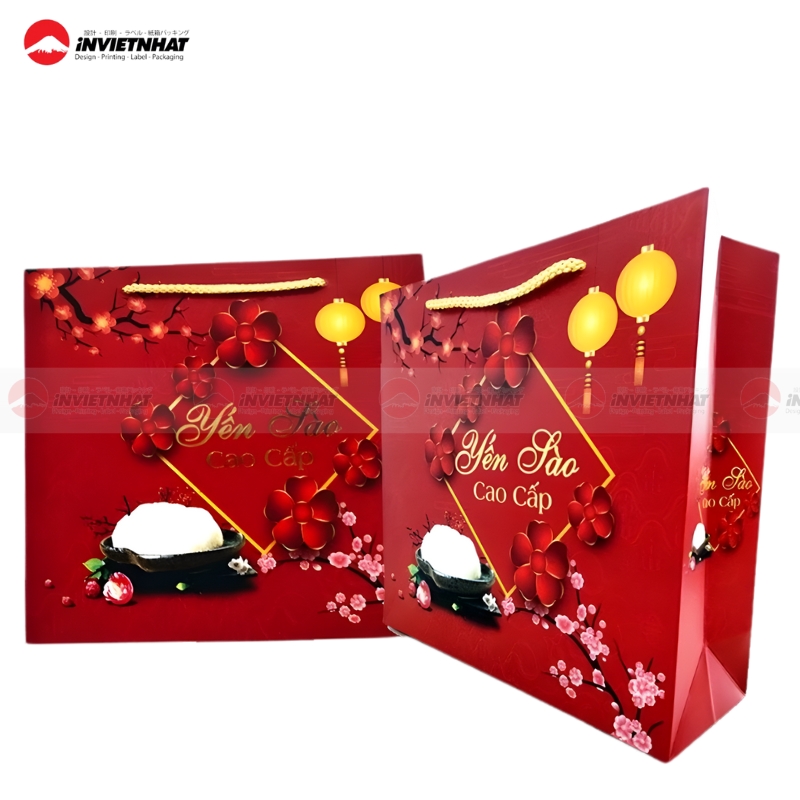 15+ Mẫu in túi giấy đựng yến sào CAO CẤP, thiết kế chi tiết theo yêu cầu 26 tui giay dung yen sao tet nguyen dan