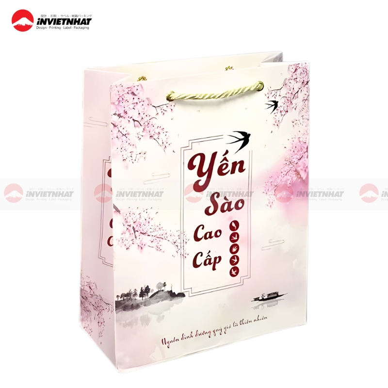 15+ Mẫu in túi giấy đựng yến sào CAO CẤP, thiết kế chi tiết theo yêu cầu 41 tui giay kraft dung yen