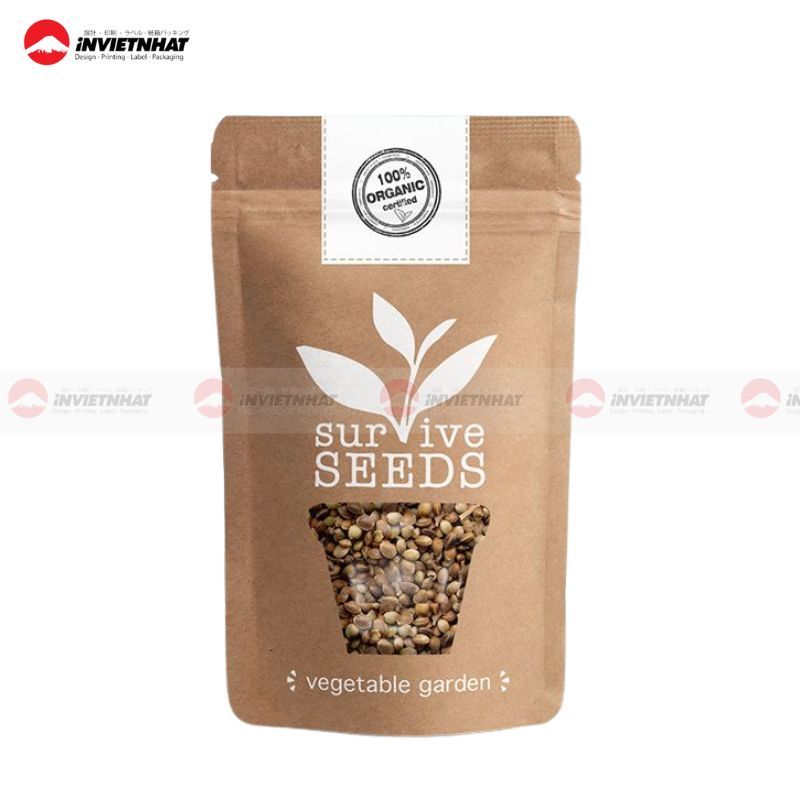 tui zip giay dung tra