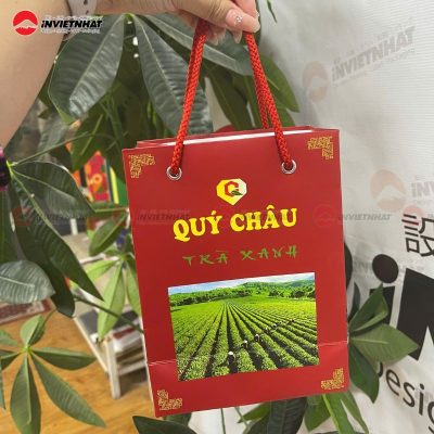 Túi giấy C300 Cơ sở trà Quý Châu