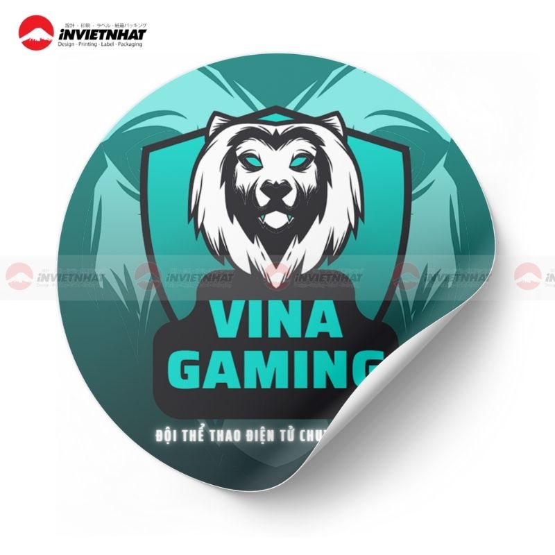 In Logo Dán Giá Rẻ Thiết Kế Riêng Theo Yêu Cầu Giao Hàng Nhanh Trong 2H 10 logo gaming