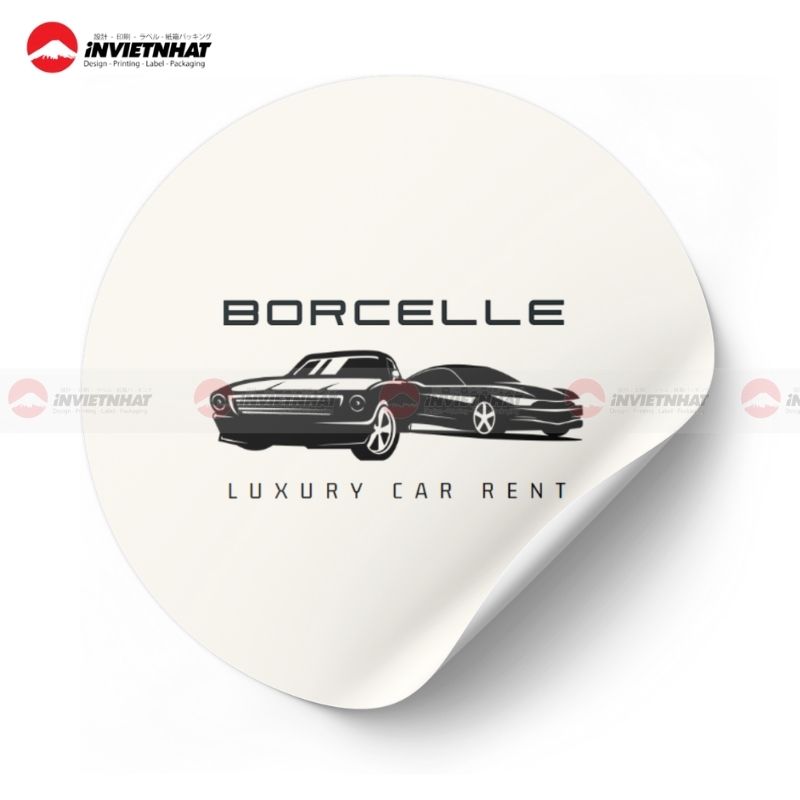 In Logo Dán Giá Rẻ Thiết Kế Riêng Theo Yêu Cầu Giao Hàng Nhanh Trong 2H 12 logo garage xe