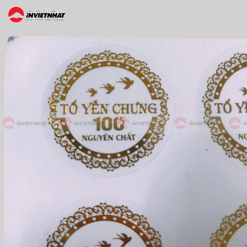 19+ Mẫu In Tem Ép Kim Ép Nhũ Đẹp Cao Cấp 27 mẫu tem ép kim