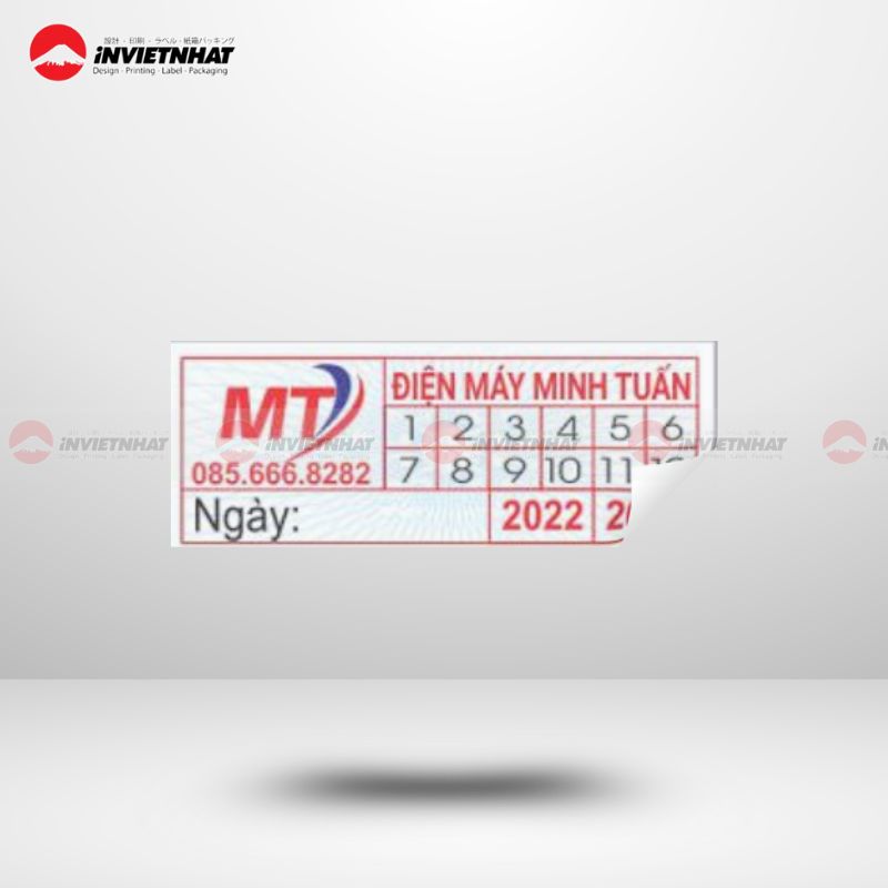 25+ Mẫu In Tem Điện Lạnh Đẹp Thiết Kế Chuyên Nghiệp 11 tem bảo hành điện lạnh đẹp