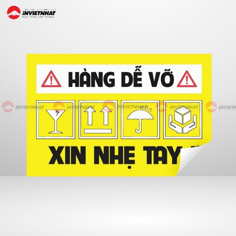 Cách sử dụng và lưu ý khi sử dụng tem hàng dễ vỡ Cách sử dụng và lưu ý khi sử dụng tem hàng dễ vỡ