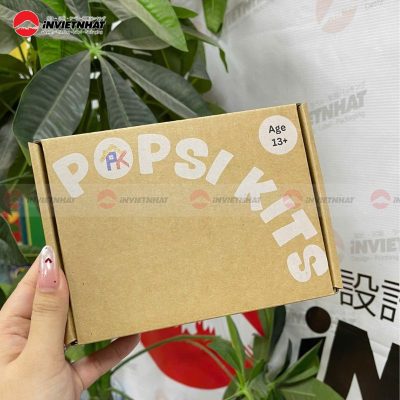 Hộp giấy kraft nắp gài