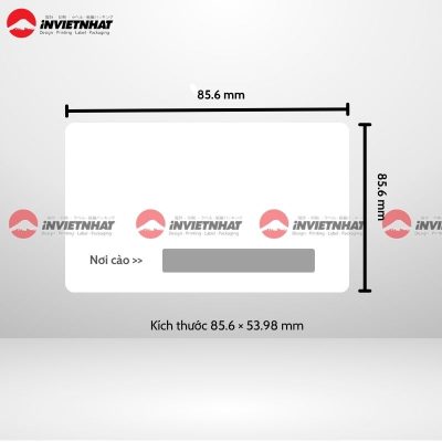 Kích thước thẻ cào chuẩn là gì?
